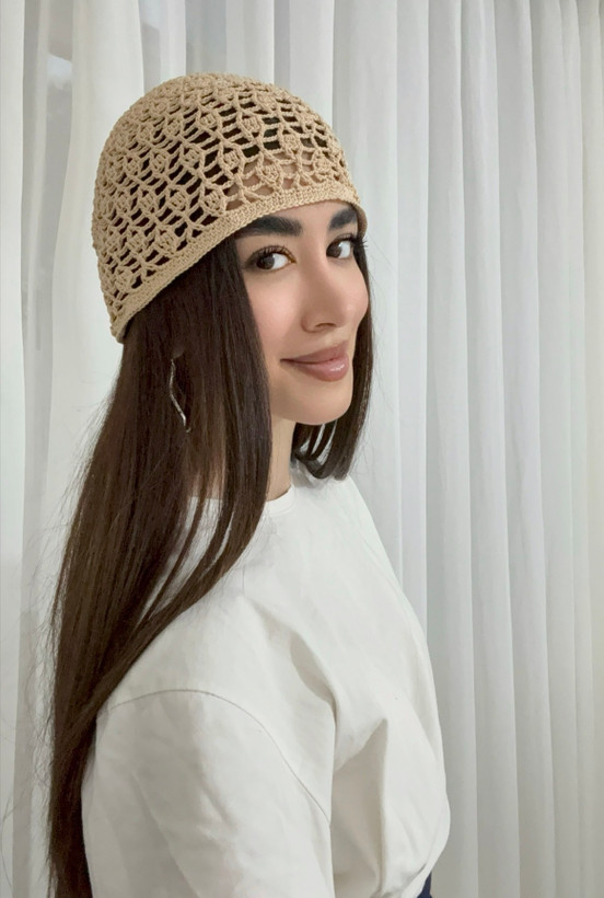 کلاه دستبافت دُرنا
