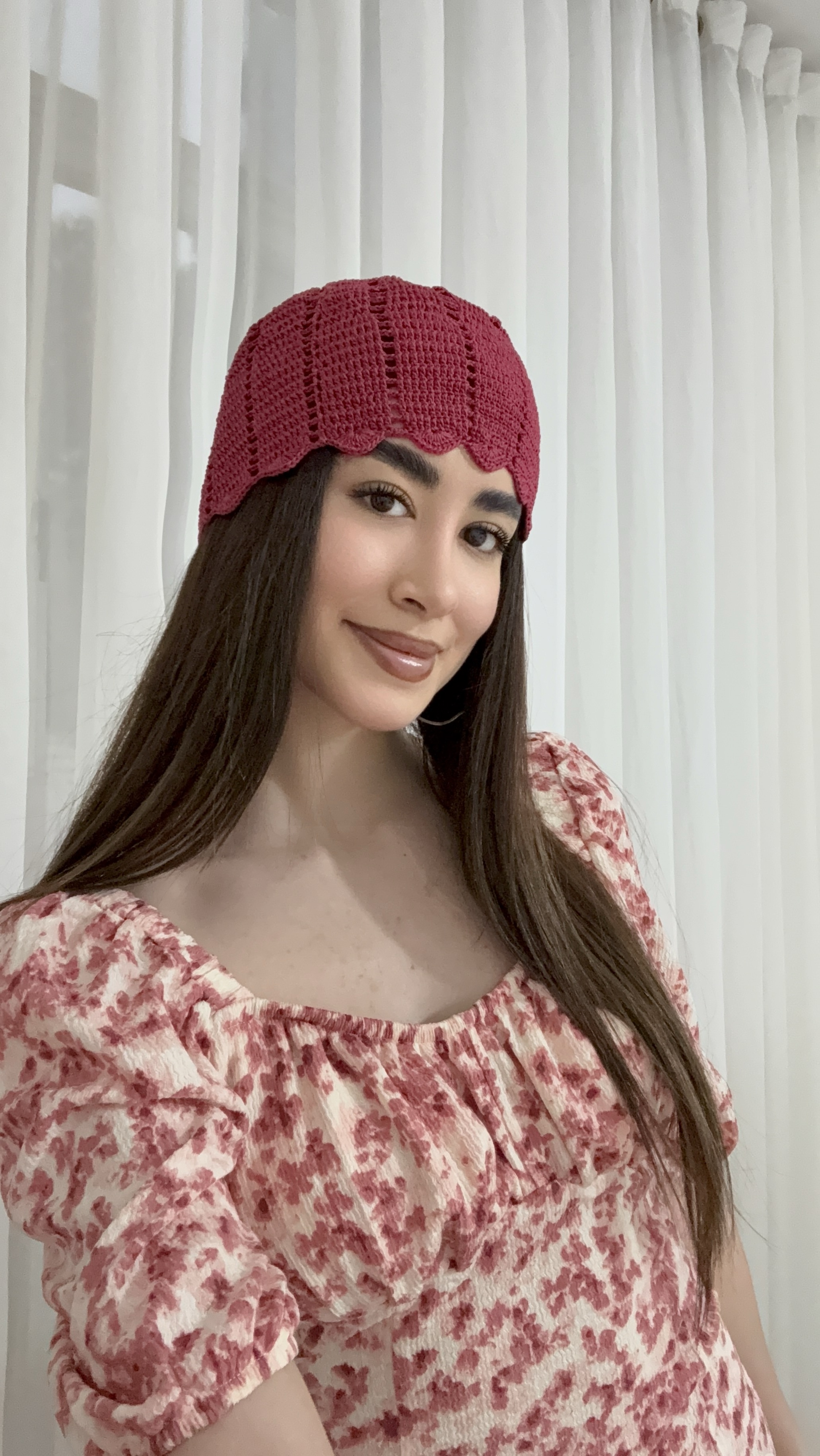 کلاه دستبافت مهر